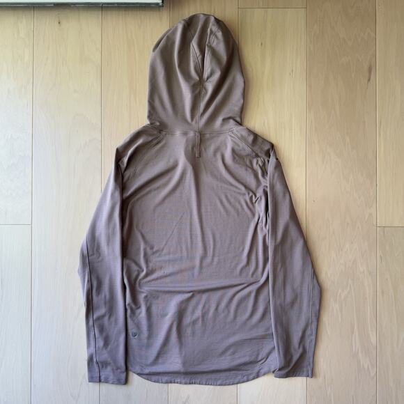Lululemon Drysense Hoodie Small Brown Lightweight Hooded Long Sleeve Athleisure - Picture 7 of 8